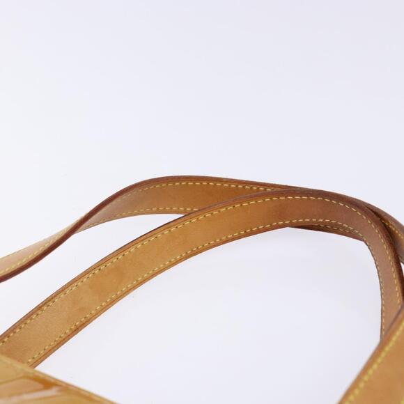 LOUIS VUITTON Monogram Vernis Houston Hand Bag Beige M91004 - Picture 8 of 13